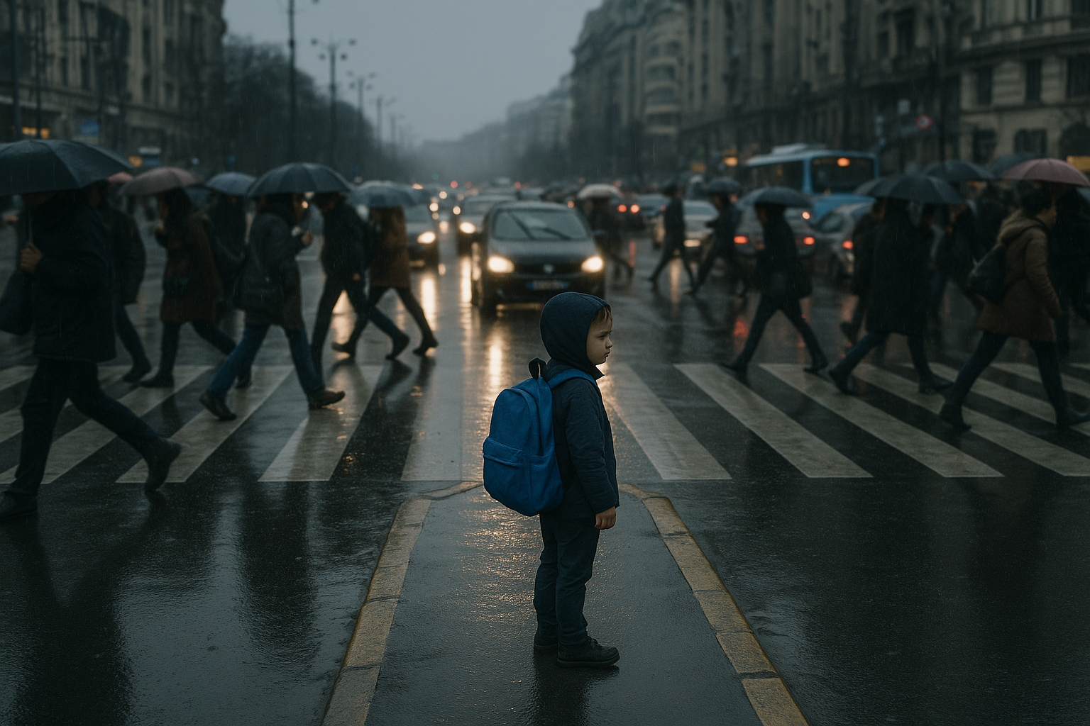 Orașul, băiatul pierdut și străinul cu cheia greșită